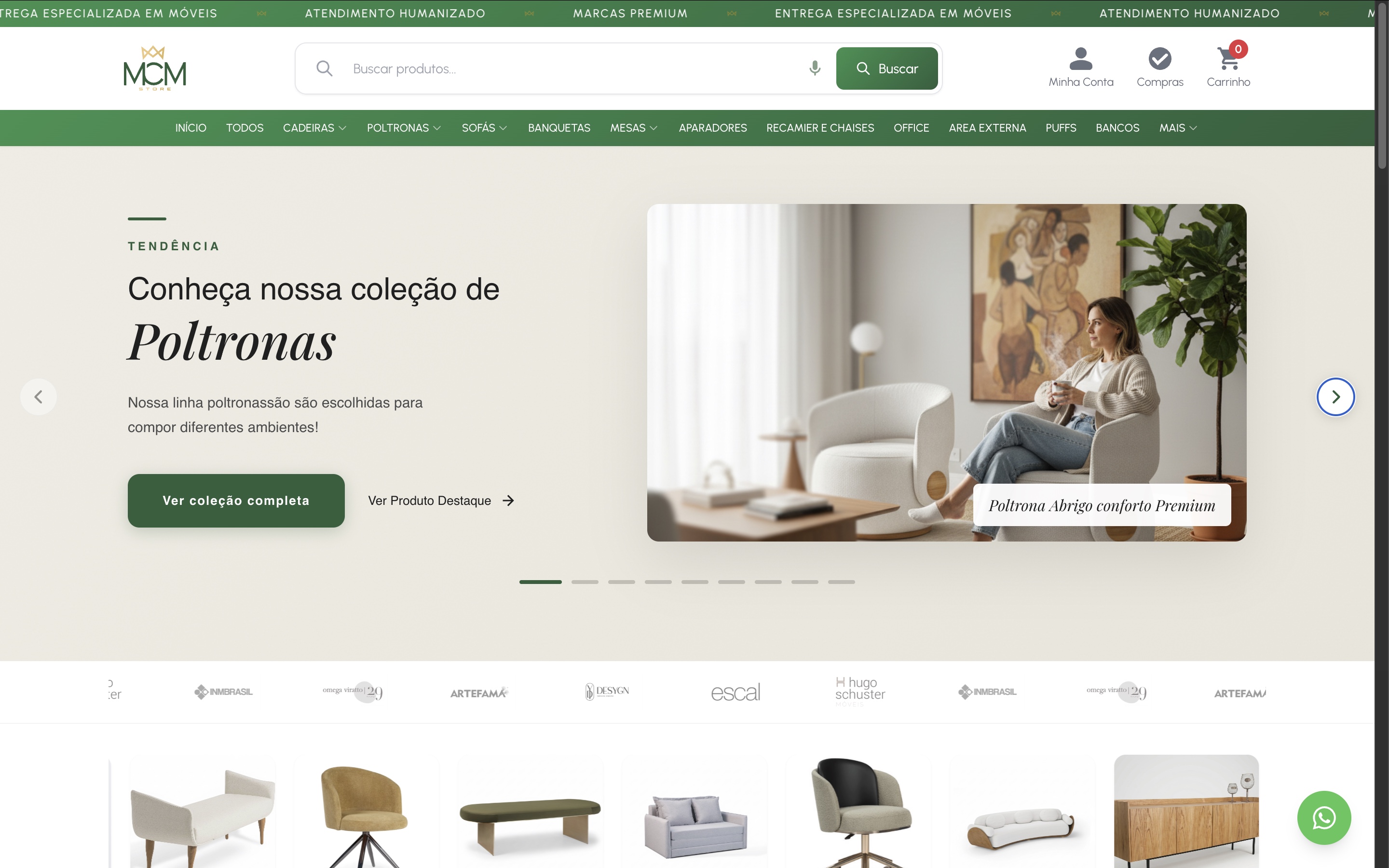 Loja online MCM Store